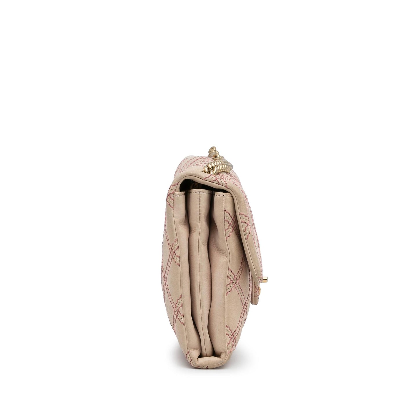 Chanel Jumbo Quilted Calfskin Triple Stitched Flap (SHG-F4DDBD)