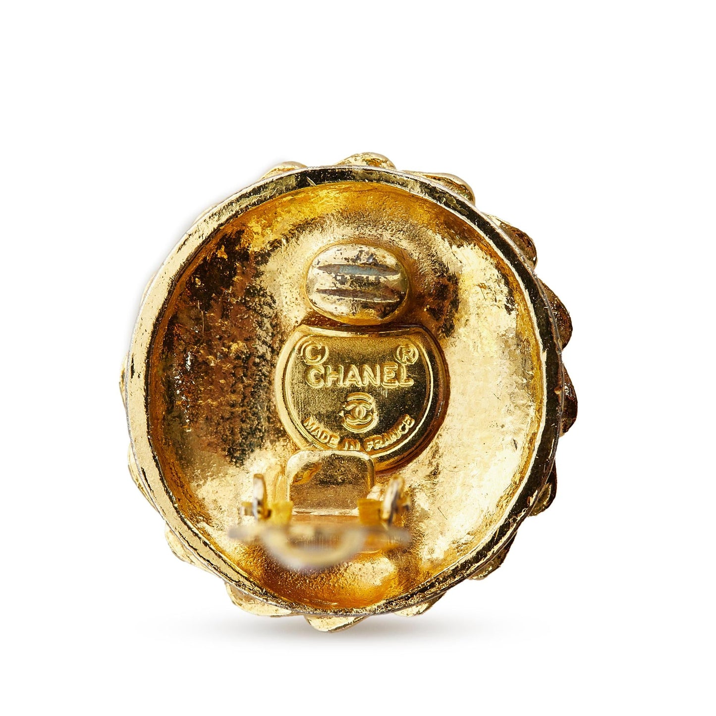 Chanel Mademoiselle Clip on Earrings (SHG-V83lPt)