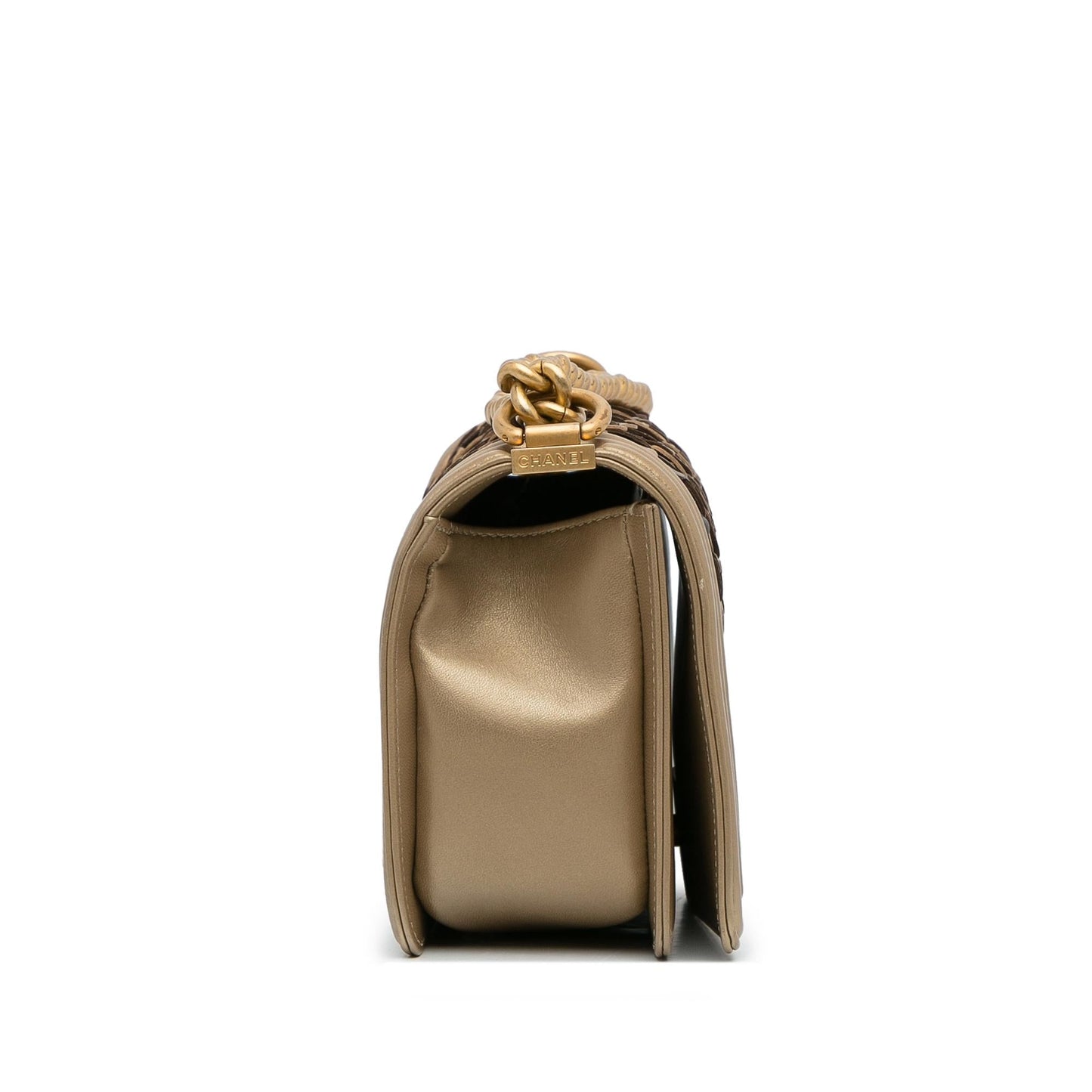 Chanel Medium Braided Lambskin Boy Flap (SHG-RBPUYt)