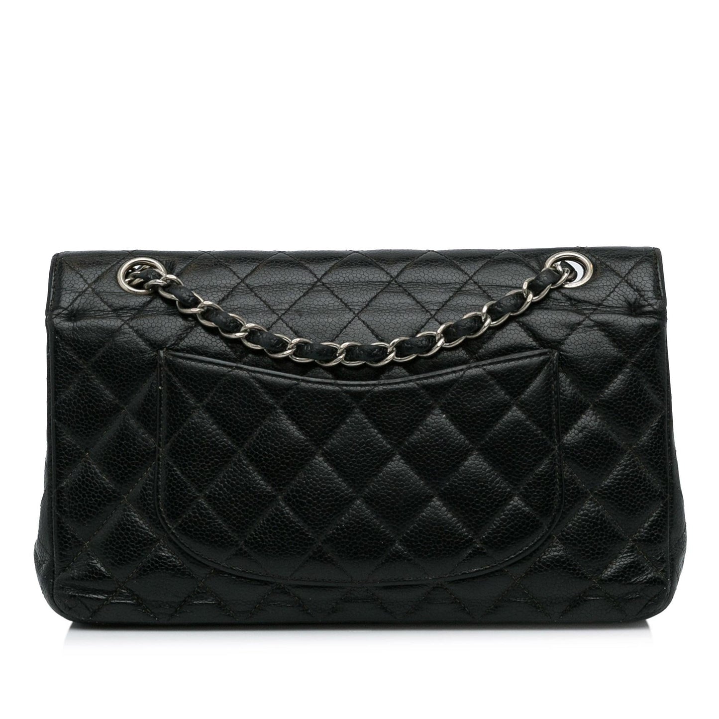 Chanel Medium Classic Caviar Double Flap (SHG-aR0s8D)