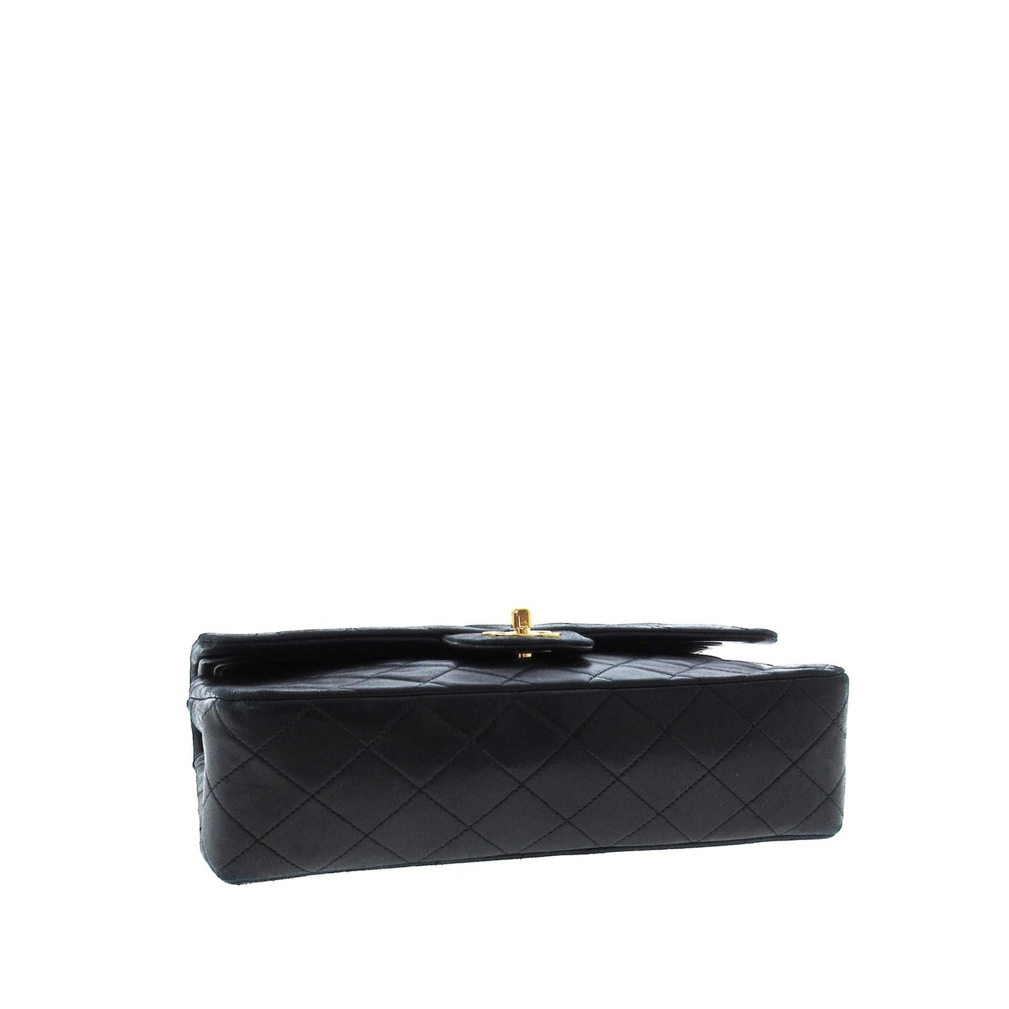 Chanel Medium Classic Lambskin Double Flap (SHG-gzRfsV)