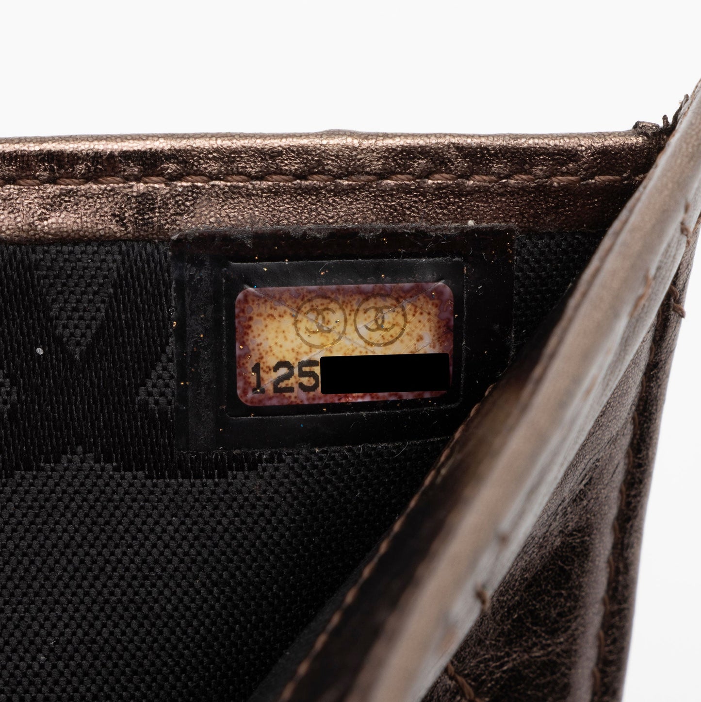 Chanel Metallic Lambskin Ligne Cambon French Purse Wallet (SHF-7hjblw)