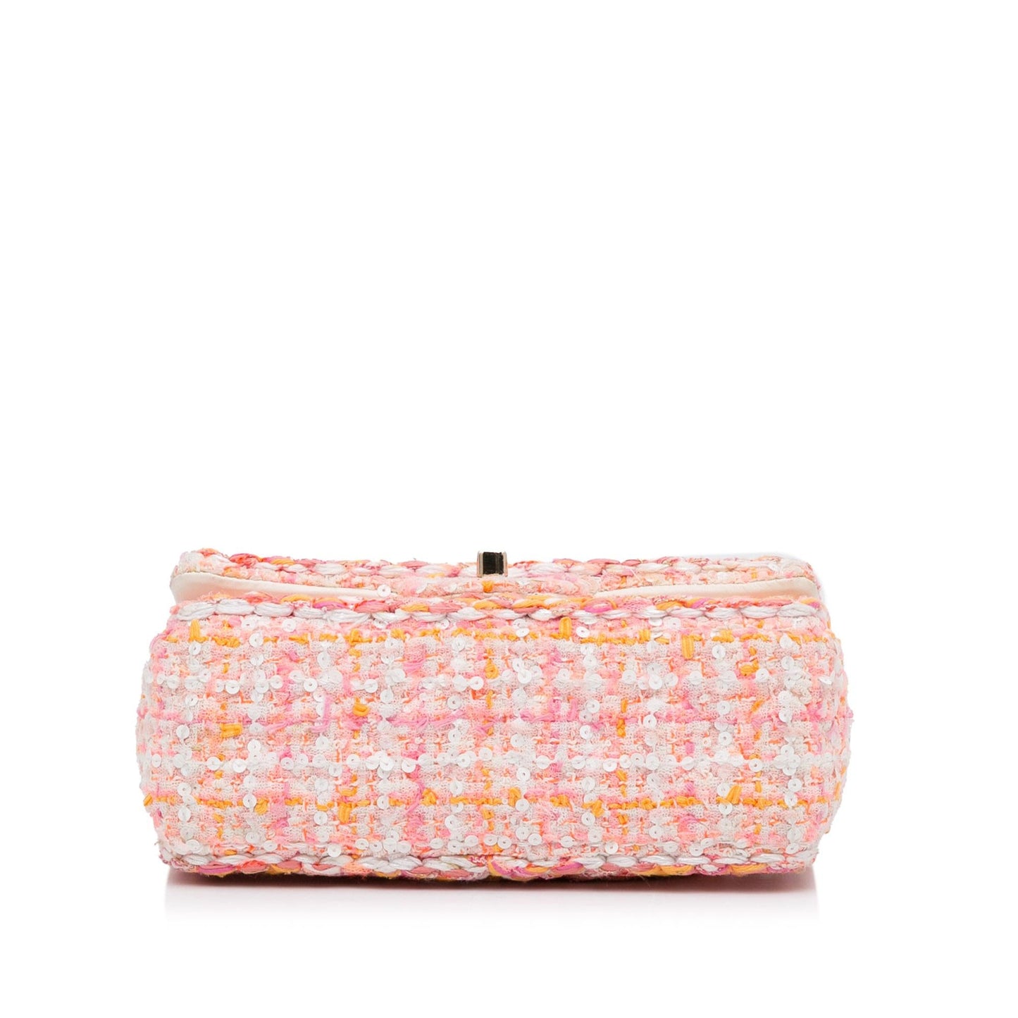 Chanel Mini Classic Embellished Tweed Flap Bag (SHG-xnY6RF)