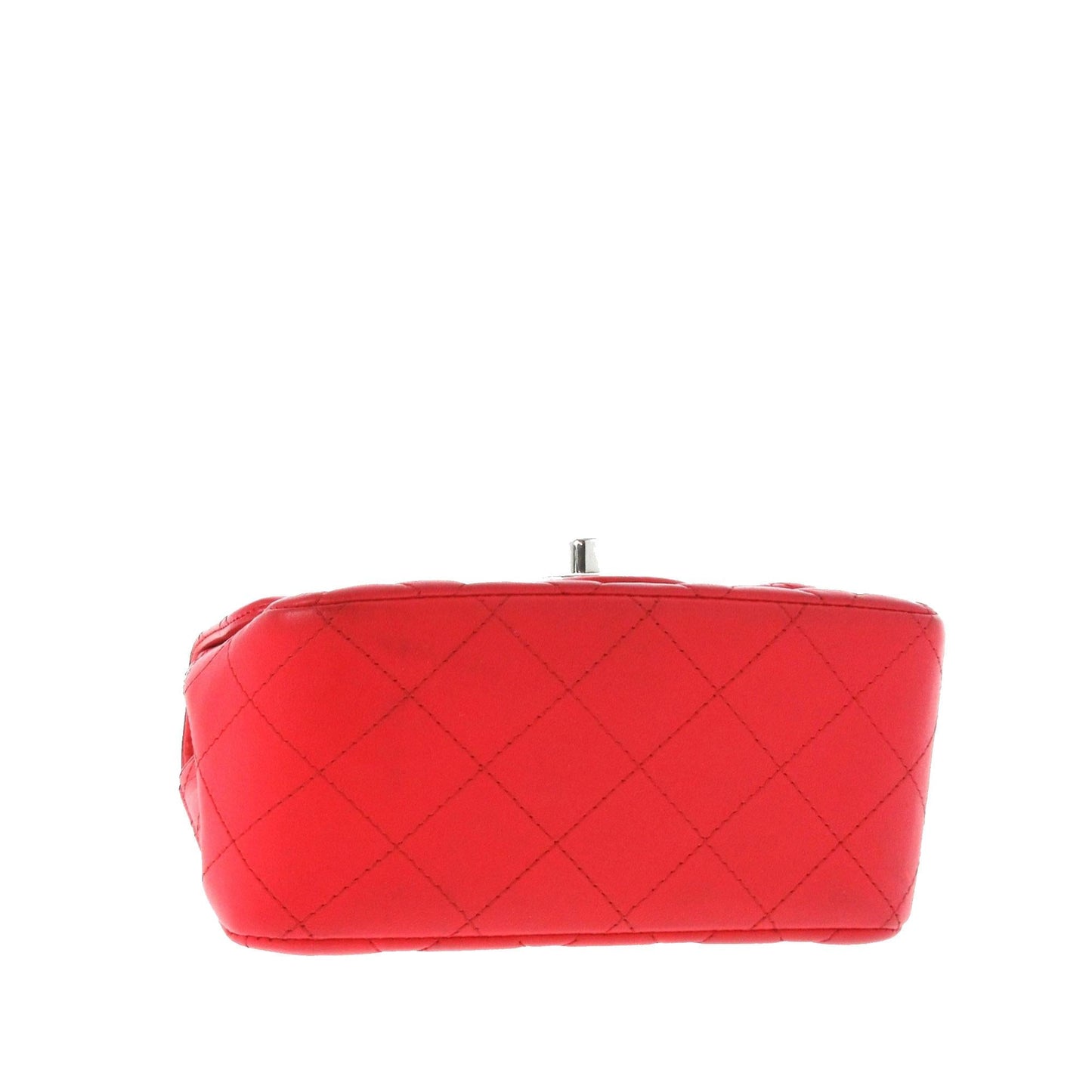 Chanel Mini Classic Lambskin Square Single Flap (SHG-bY710T)