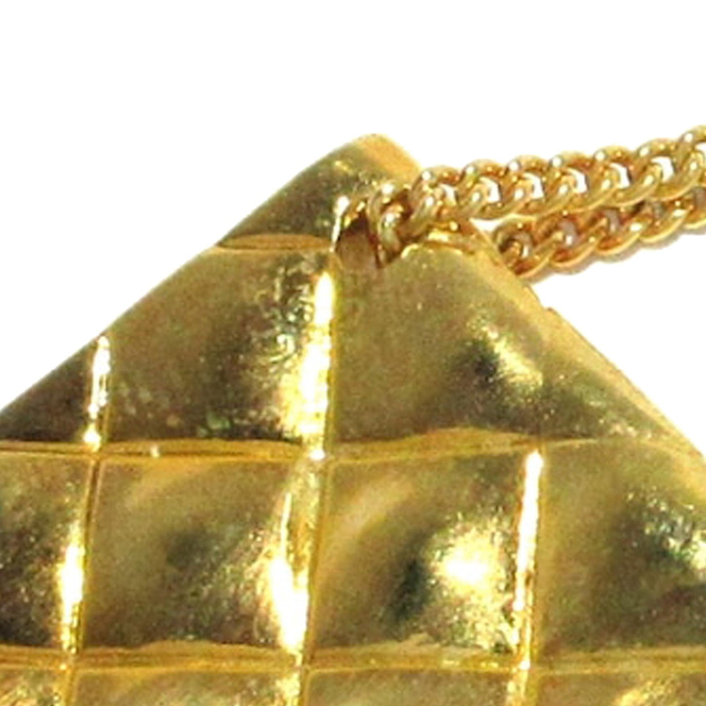 Chanel Quilted Flap Bag CC Brooch (SHG-SdVE0K)