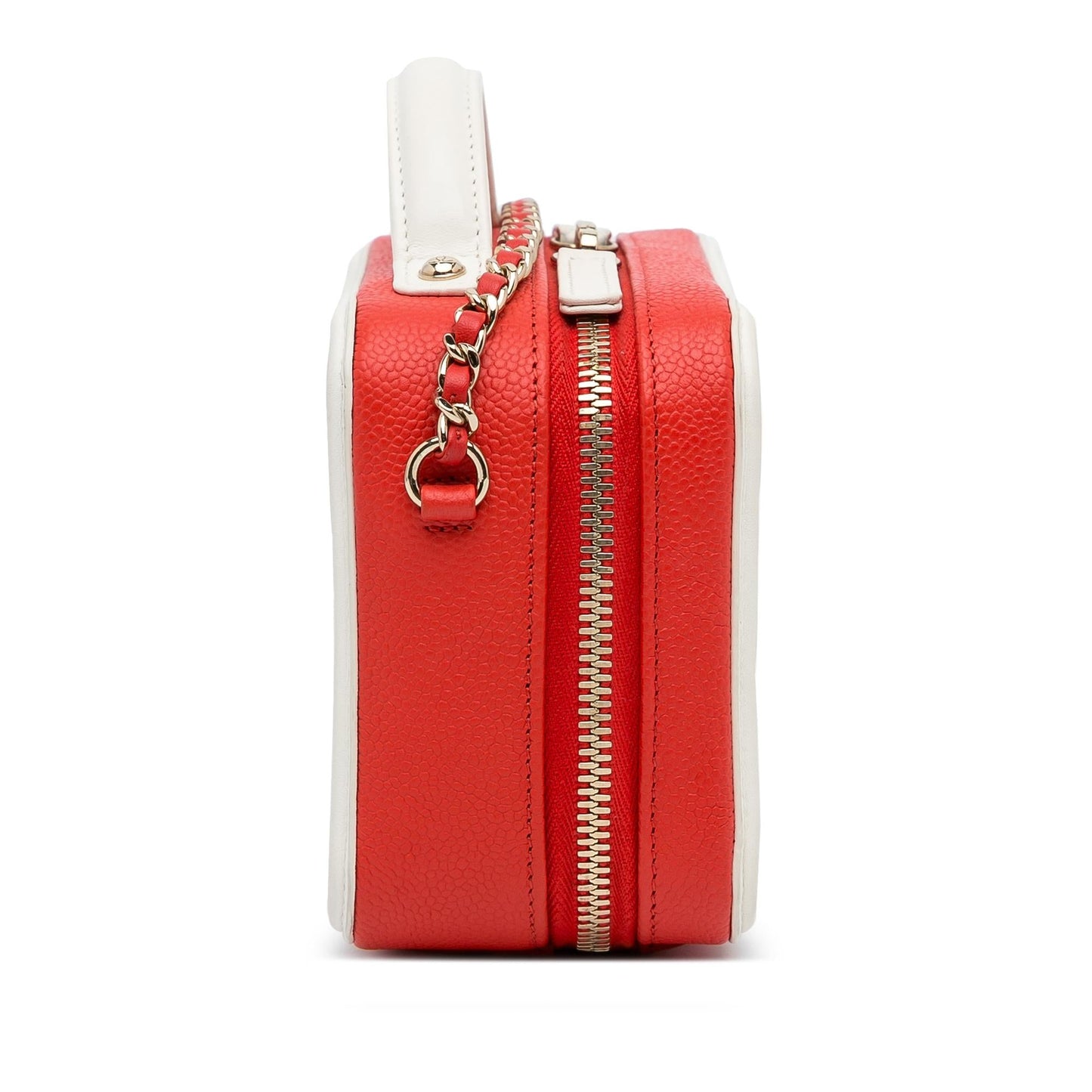 Chanel Small Caviar CC Filigree Vanity Bag (SHG-Drcmdn)