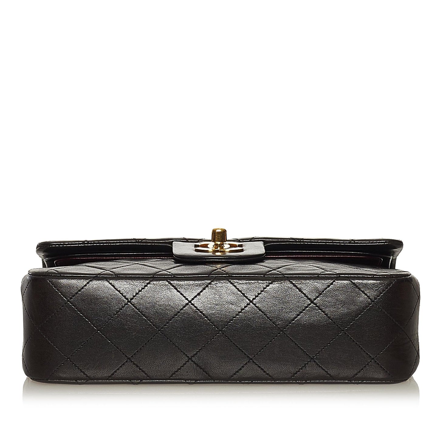 Chanel Small Classic Lambskin Double Flap (SHG-nL1eWl)