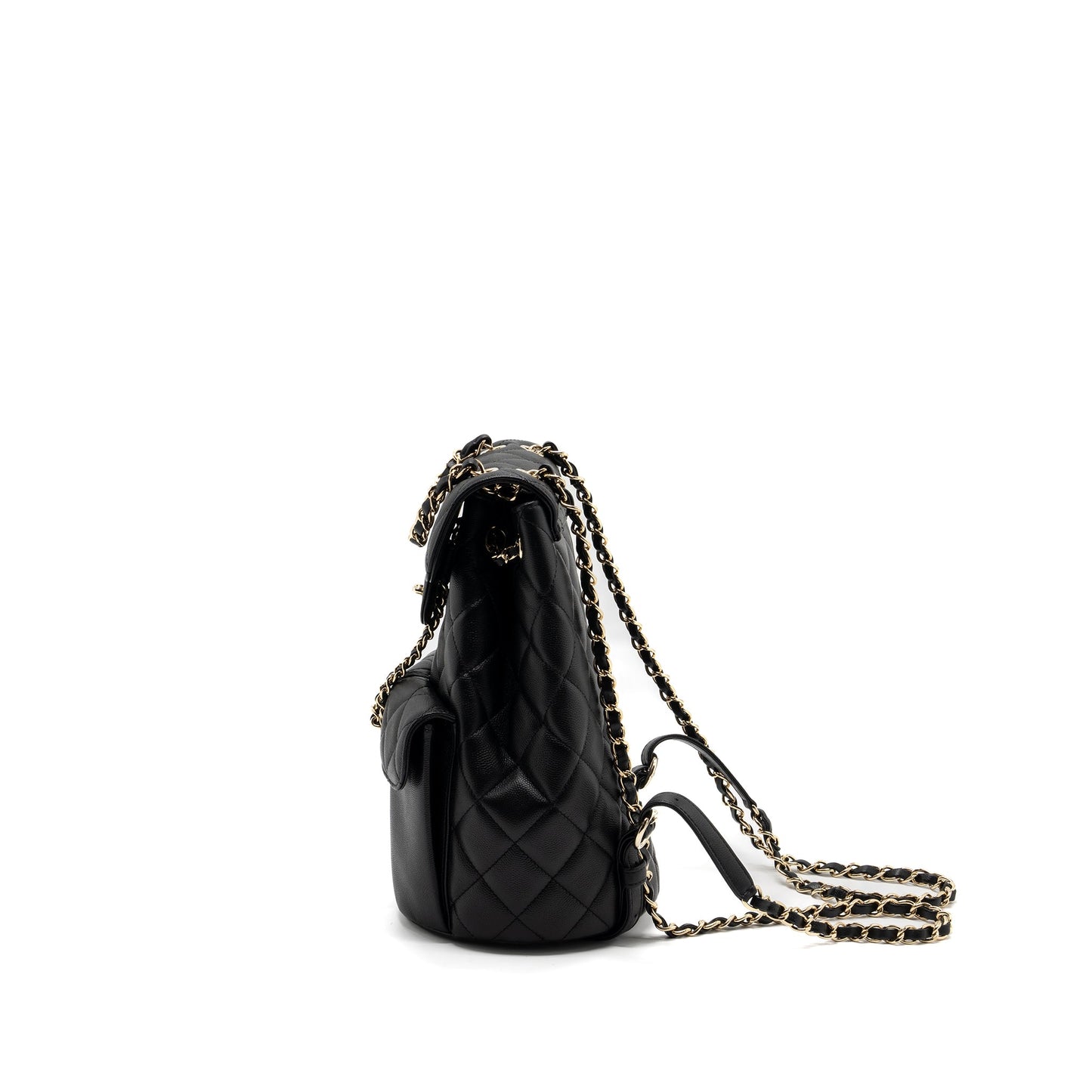 Chanel 22s mini backpack caviar black LGHW(Microchip)