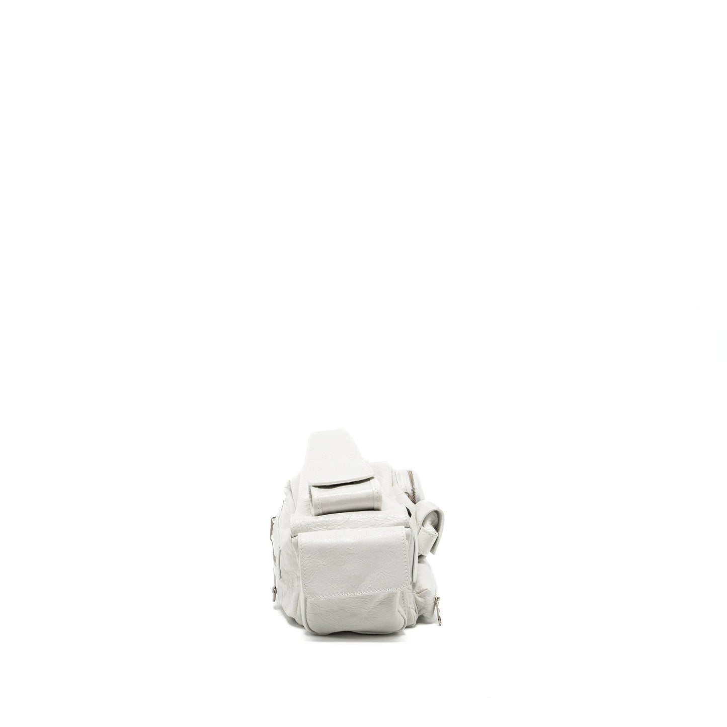 Balenciaga Superbusy XS Sling Bag Calfskin Optic White SHW