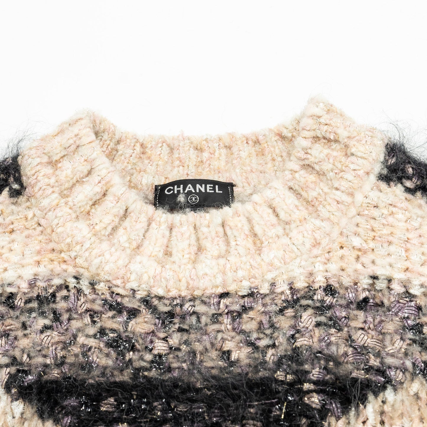Chanel Size 34 18K Pullover Sweater Viscose/Polyamide/Wool Multicolour