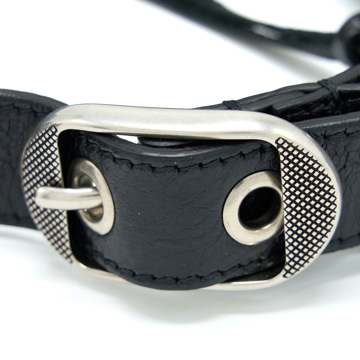 Balenciaga Le Cagole XS Shoulder Bag Arena Lambskin Black SHW