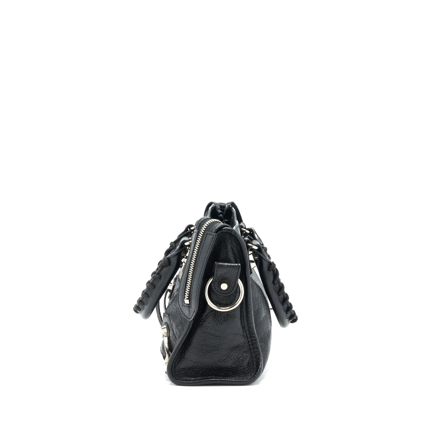 Balenciaga Mini City Crossbody Bag Black SHW