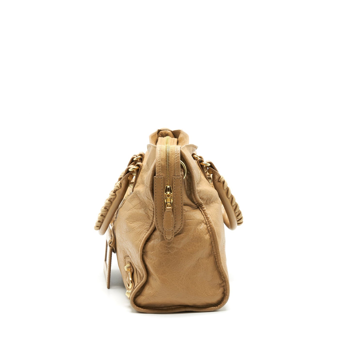 BALENCIAGA GIANT CITY BAG BEIGE GHW