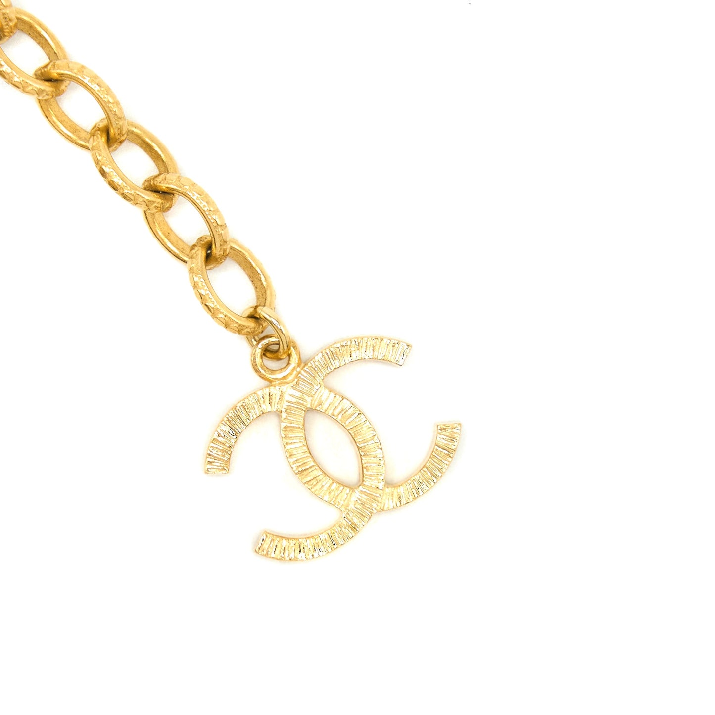 Chanel Size 80 Fancy Belt With Pearl Drop/Leather Bow Brushed GHW