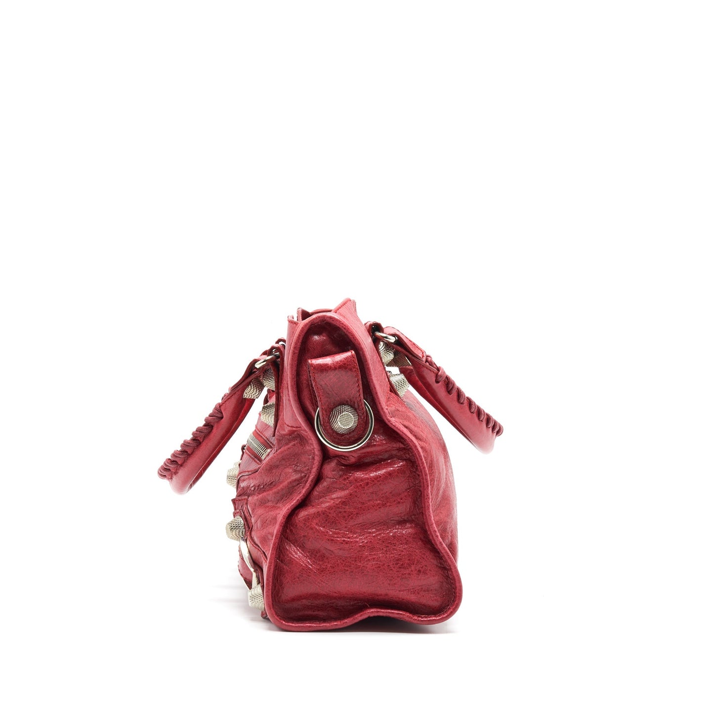 BALENCIAGA GIANT CITY BAG RED SHW