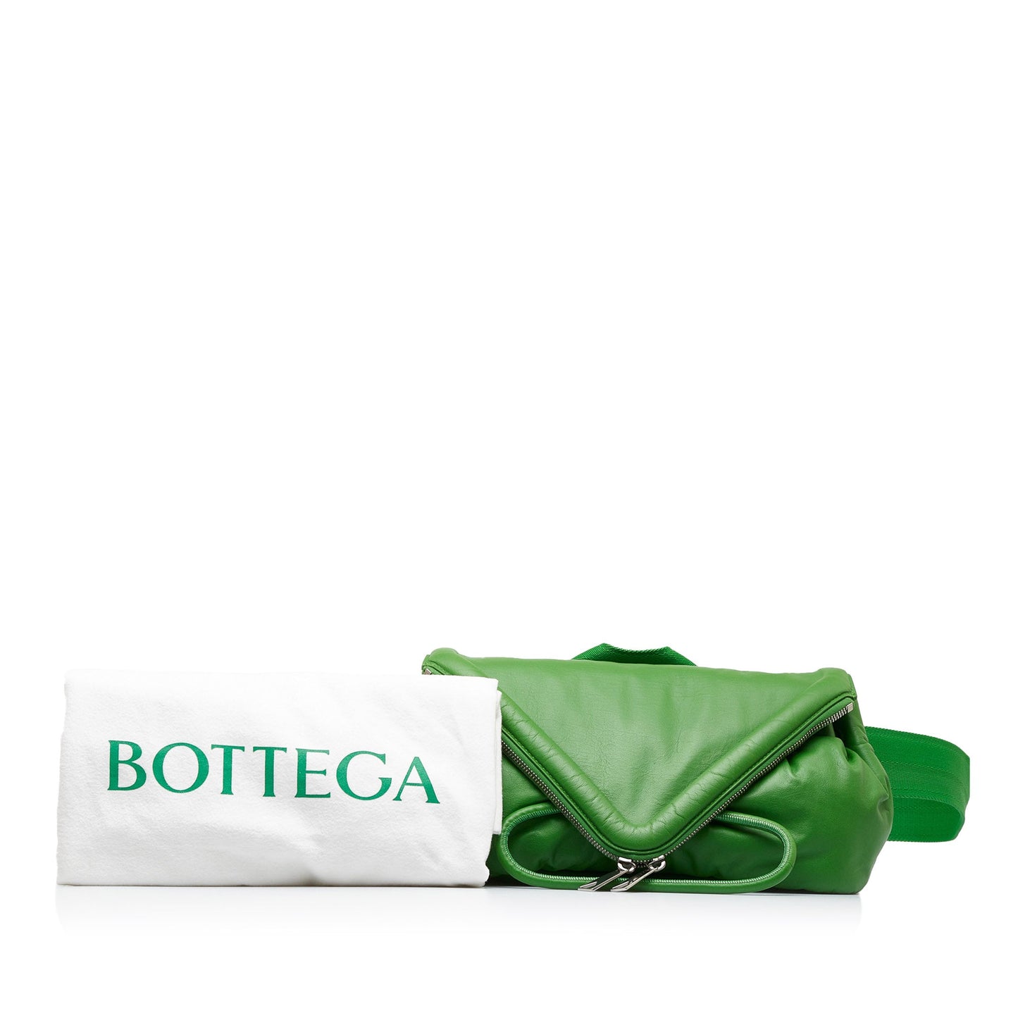 Green Bottega Veneta Beak Belt Bag