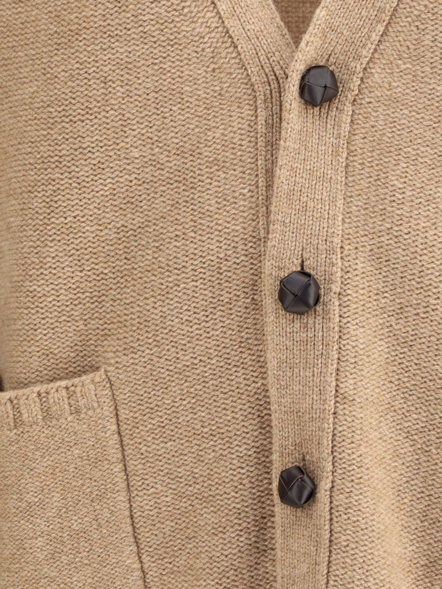Bottega Veneta Men Wool Cardigan