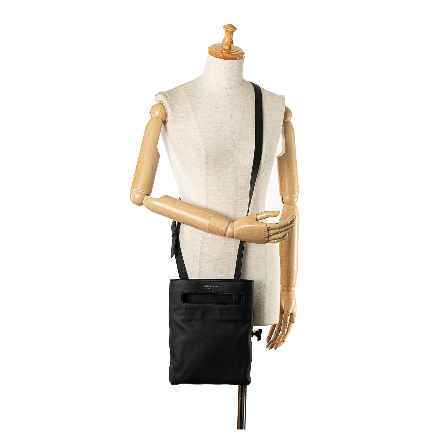 Black Bottega Veneta The Slot Crossbody