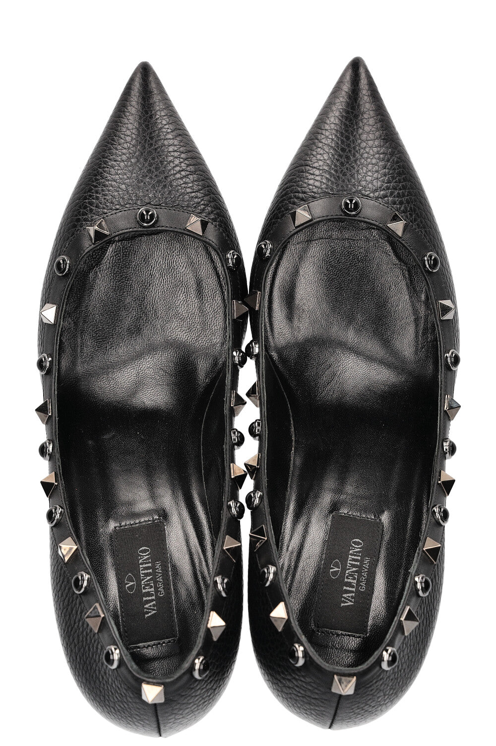 VALENTINO Rockstud Heels All Black