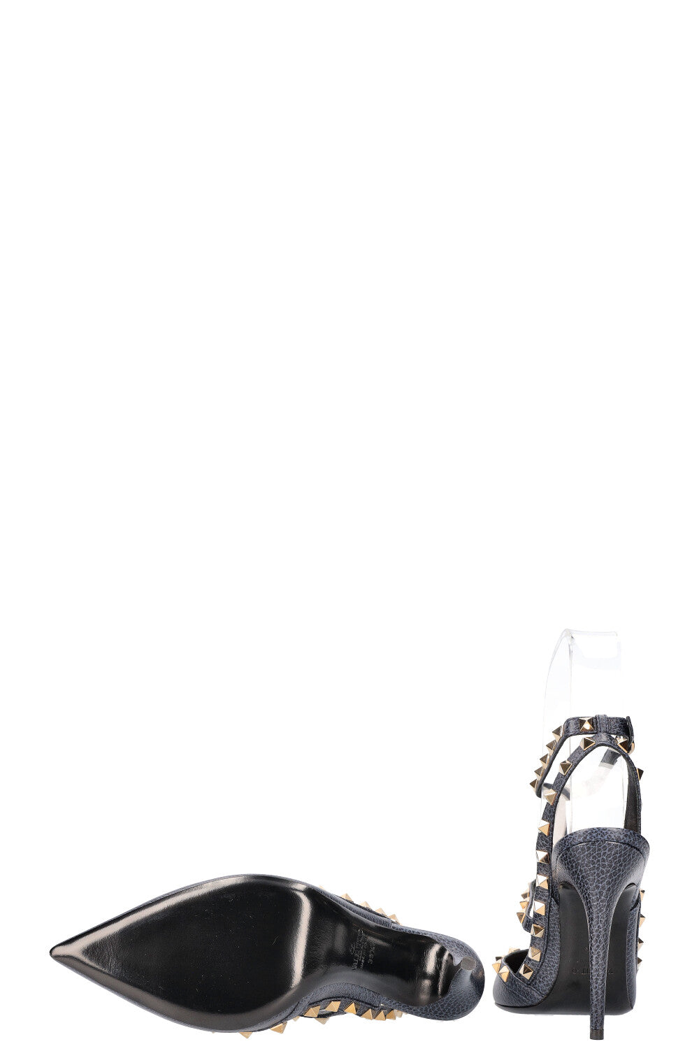 VALENTINO Rockstud Heels Dark Blue