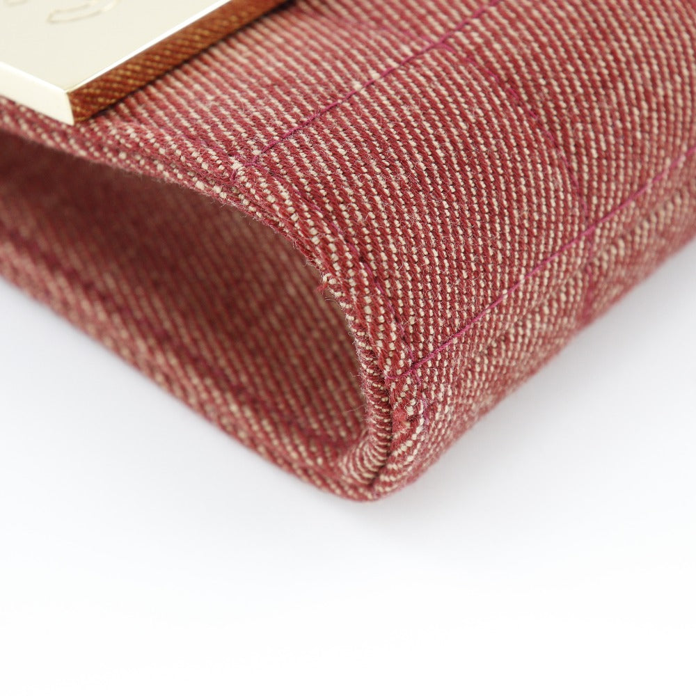 Chanel Chocolate Bar Chain Shoulder Bag Canvas Shoulder Bag 711720 in Great Condition