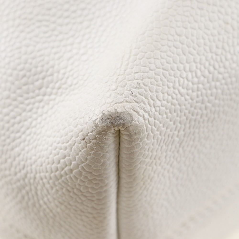 Chanel CC Caviar Tote Bag Leather Tote Bag 59847** in New Condition