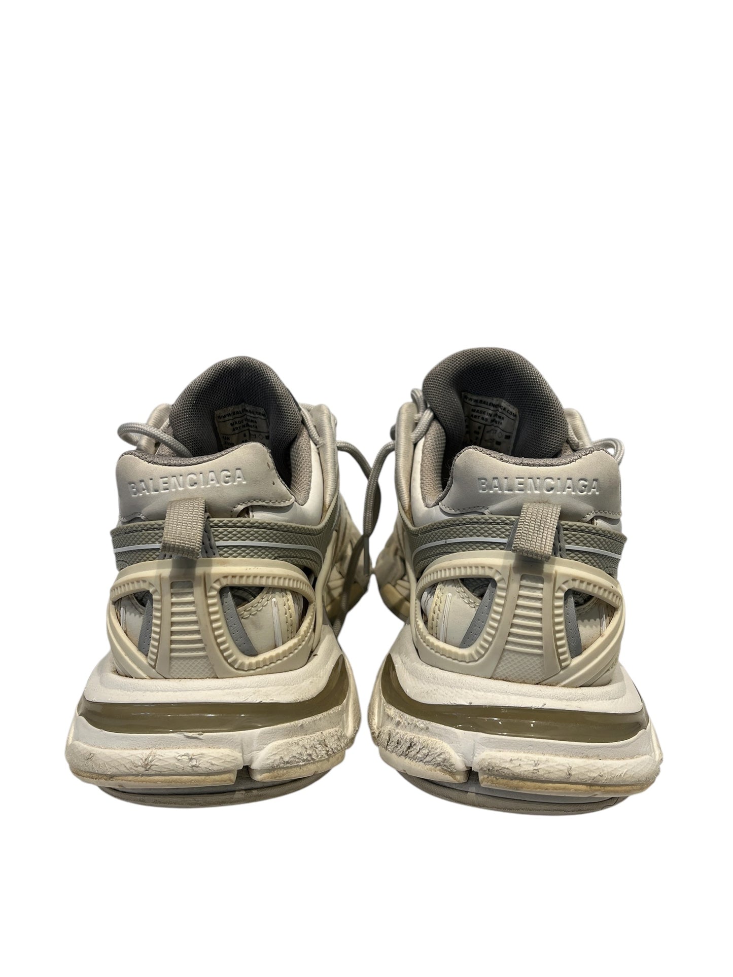 BALENCIAGA/Low-Sneakers/US 7/Leather/WHT/TRACK.2 (WHITE)