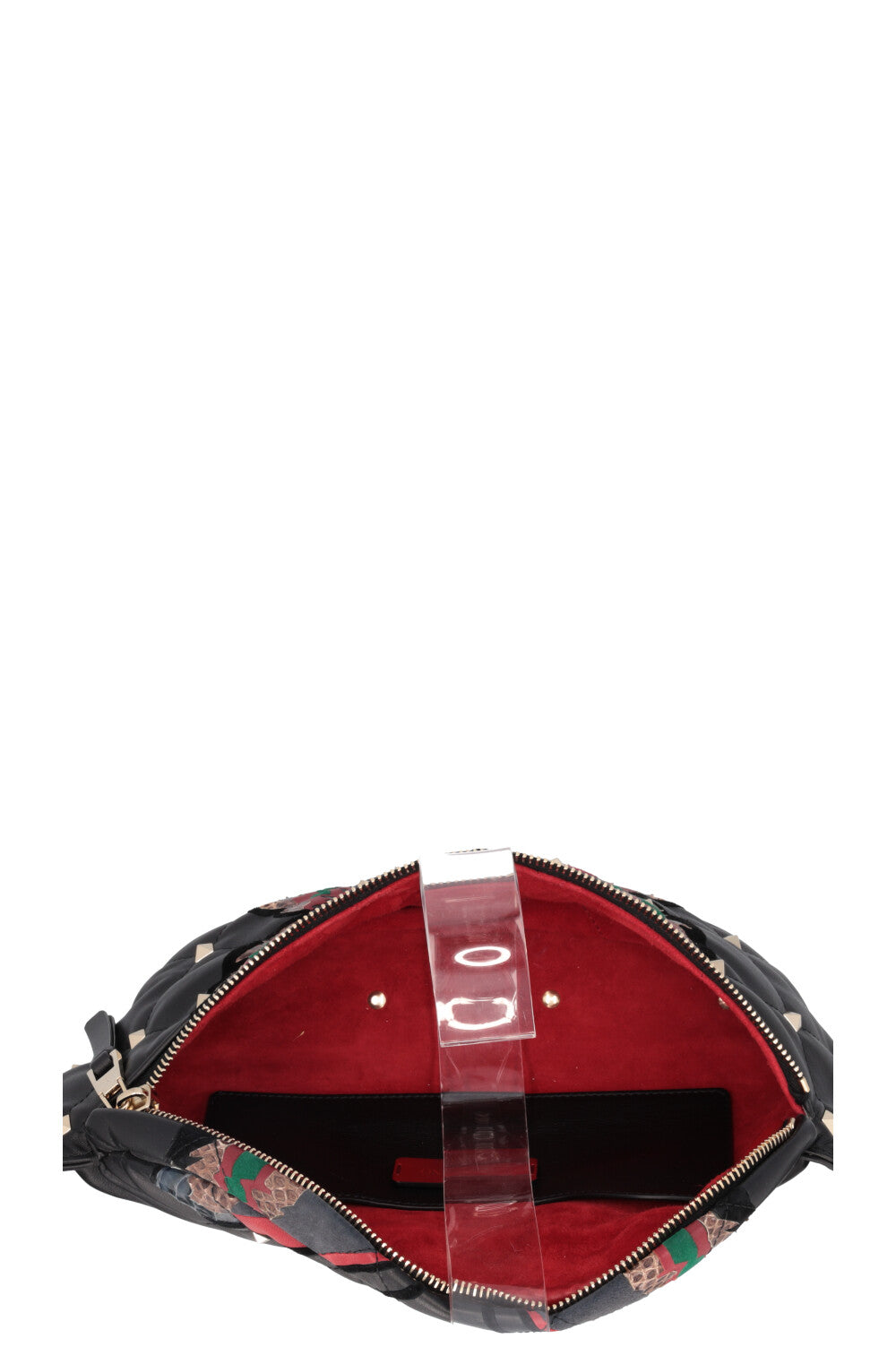 VALENTINO Butterfly Rockstud Belt Bag Black