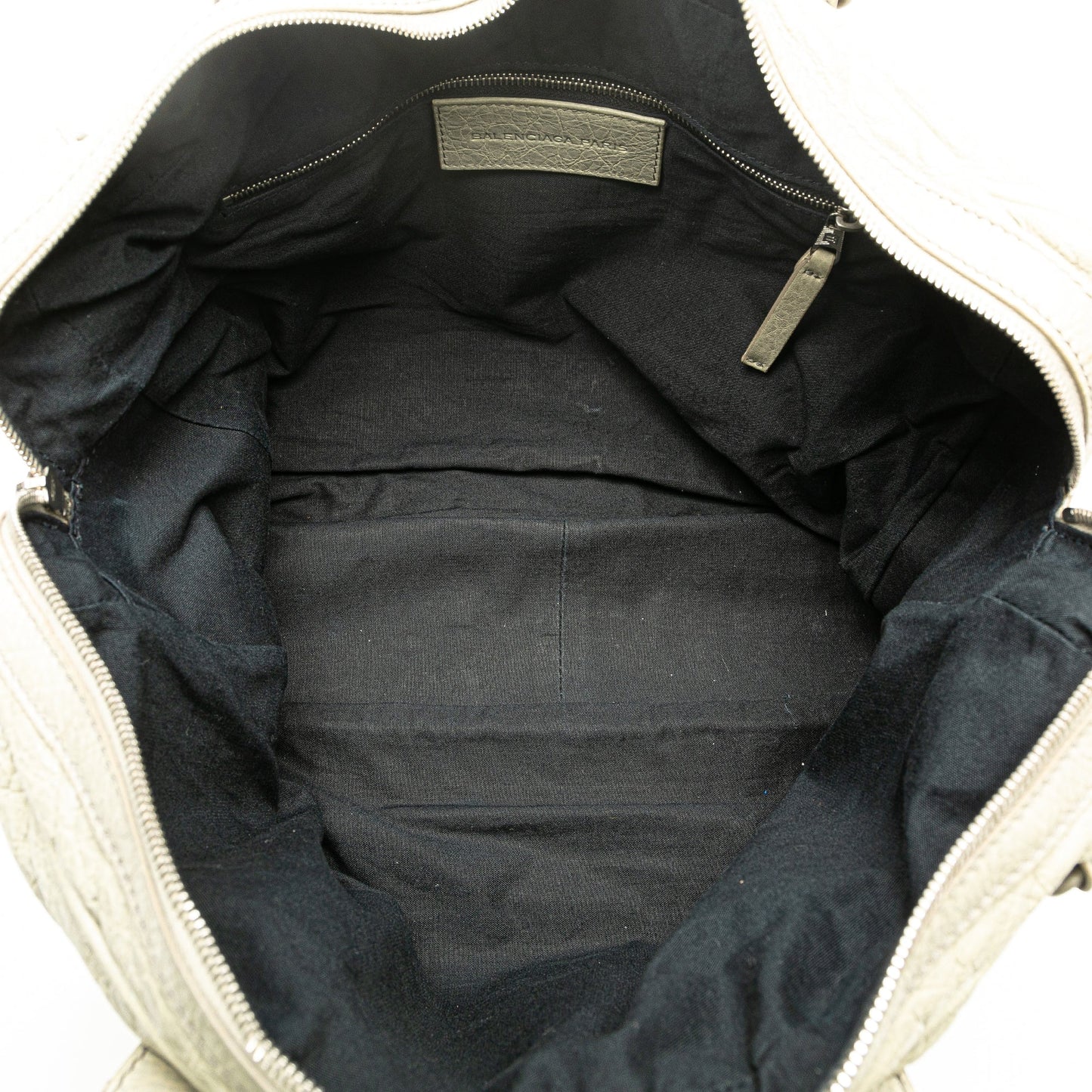 Balenciaga Sac Lambskin Motocross Classic Bridge Satchel