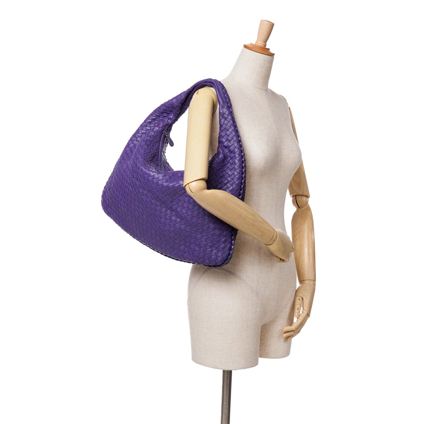 Purple Bottega Veneta Medium Nappa Intrecciato Veneta Hobo