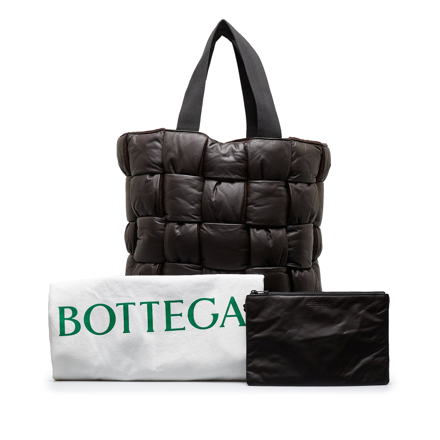 Black Bottega Veneta Padded Maxi Intrecciato Tote
