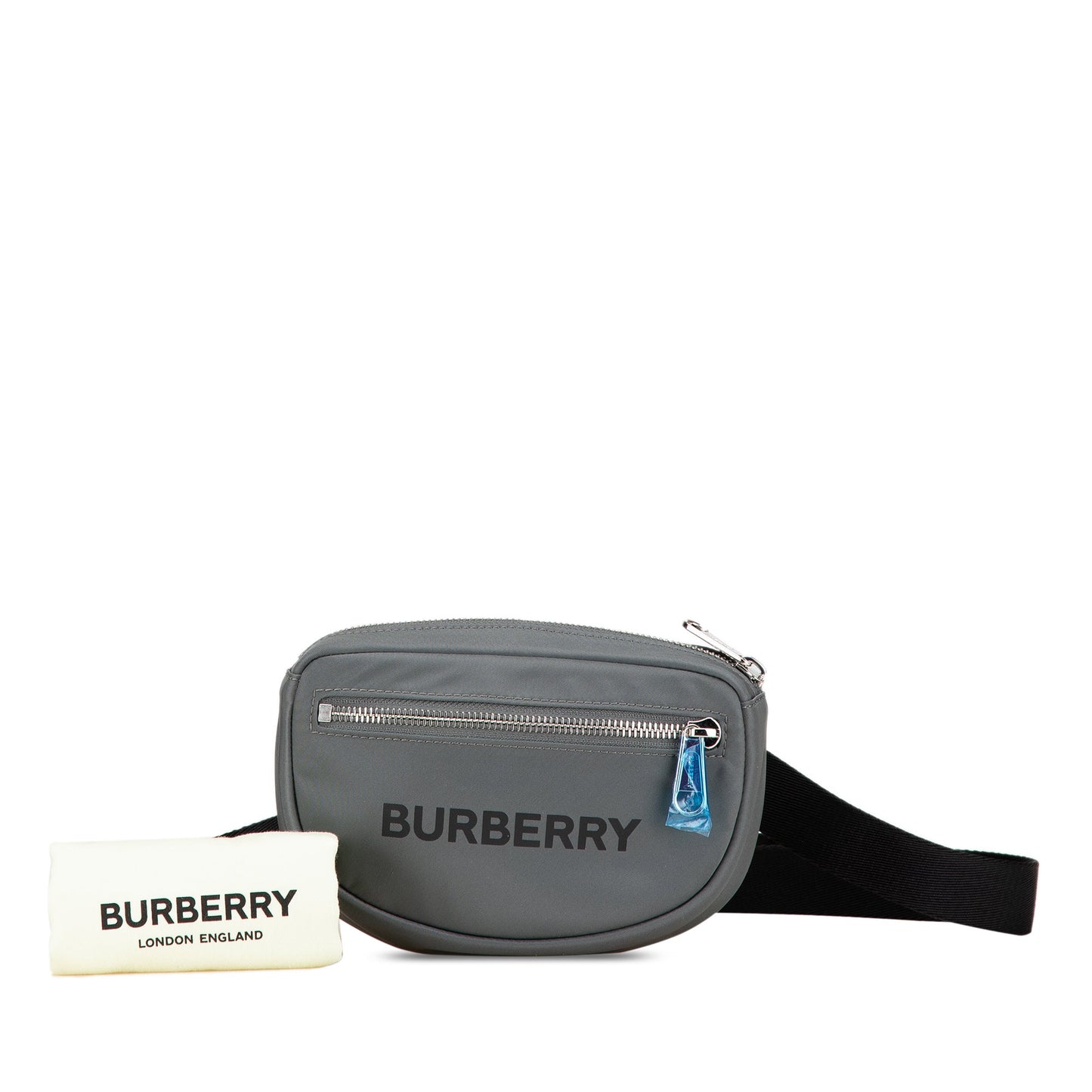 Gray Burberry Nylon Cannon Bumbag Belt Bag