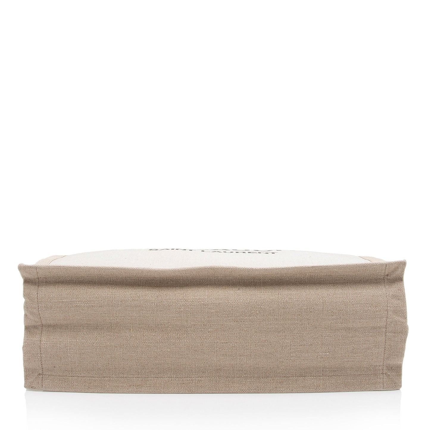 Saint Laurent Canvas Calfskin Rive Gauche Large Tote (SHF-zNZTfi)