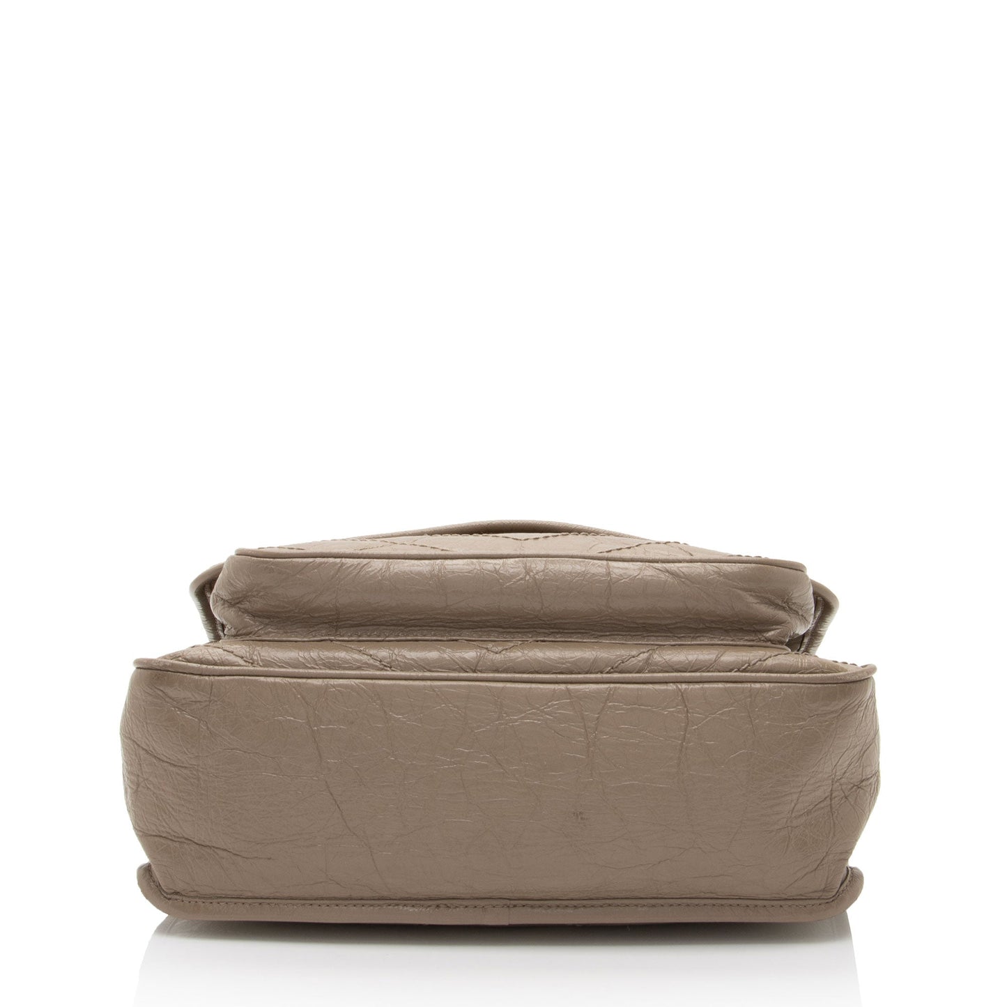 Saint Laurent Crinkled Calfskin Monogram Niki Medium Shoulder Bag (SHF-fffj6I)