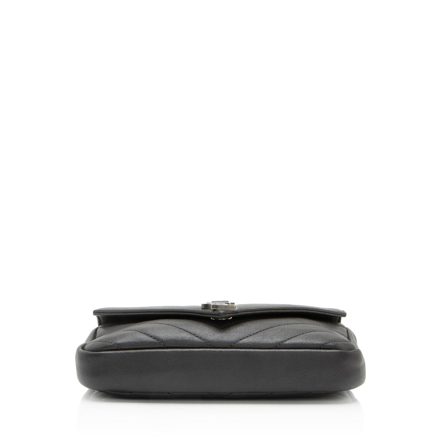 Saint Laurent Matelasse Calfskin Monogram College Mini Shoulder Bag