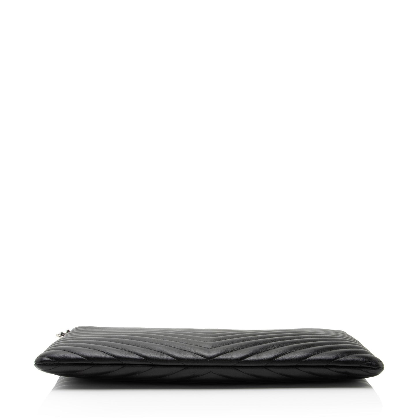 Saint Laurent Matelasse Calfskin Monogram Large Wristlet