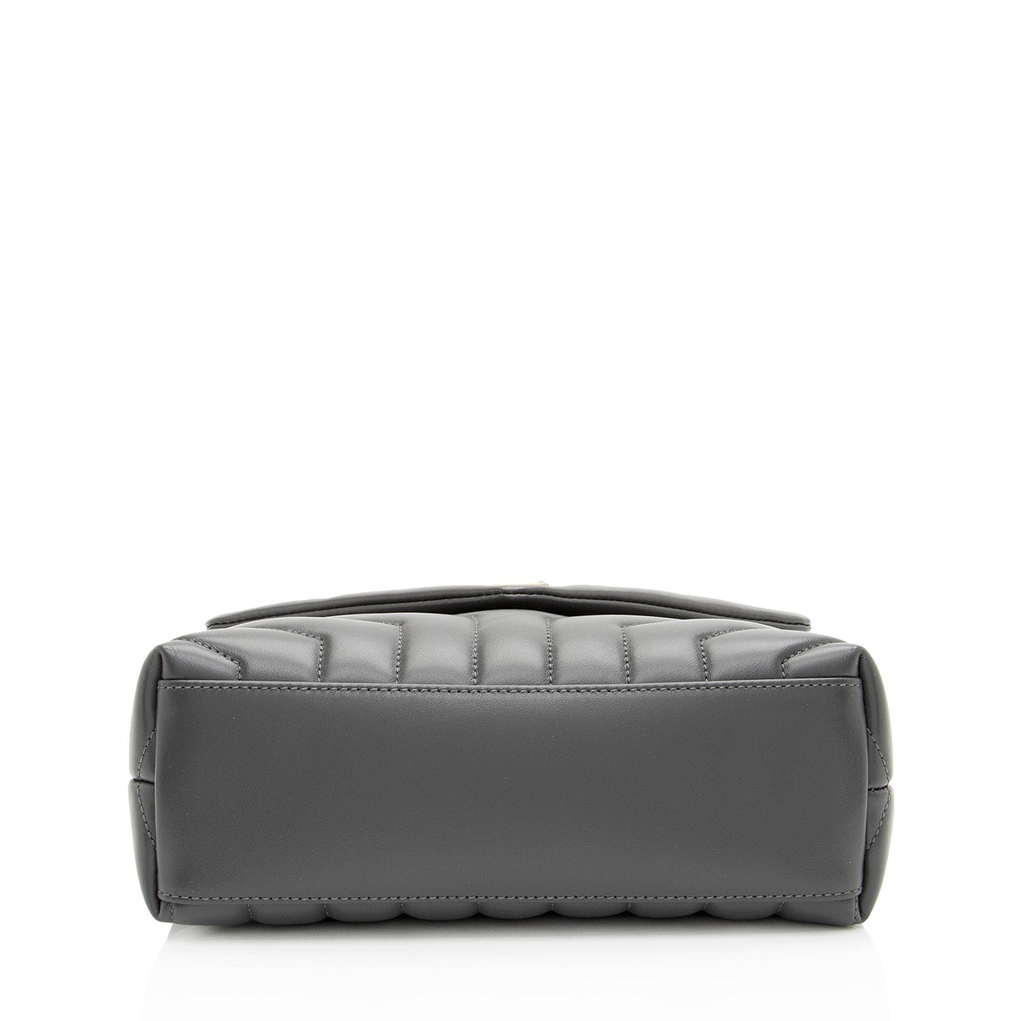 Saint Laurent Matelasse Calfskin Monogram LouLou Chain Small Crossbody