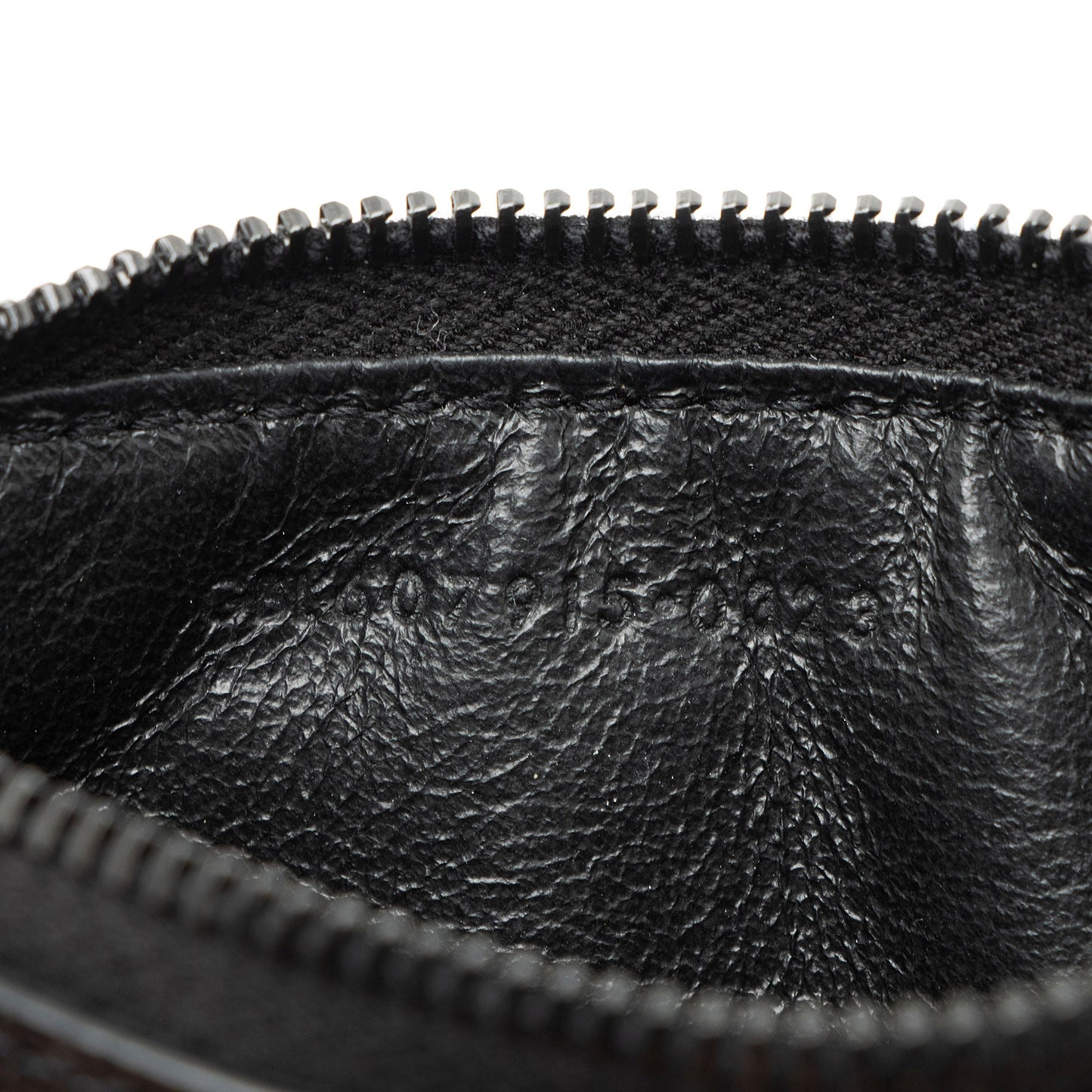 Saint Laurent Matelasse Grain de Poudre Monogram Fragments Zipper Card Case (SHF-sDlJPU)