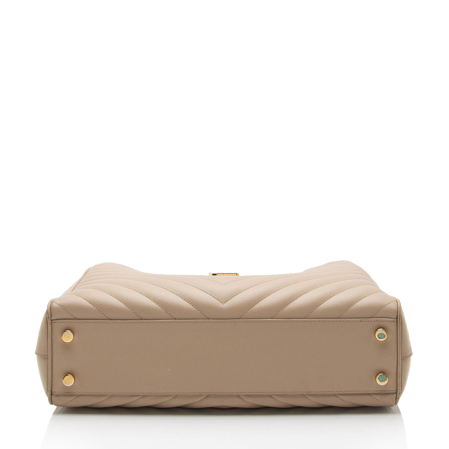 Saint Laurent Matelasse Grain de Poudre Monogram Chain Shopper Tote (SHF-bgDHik)