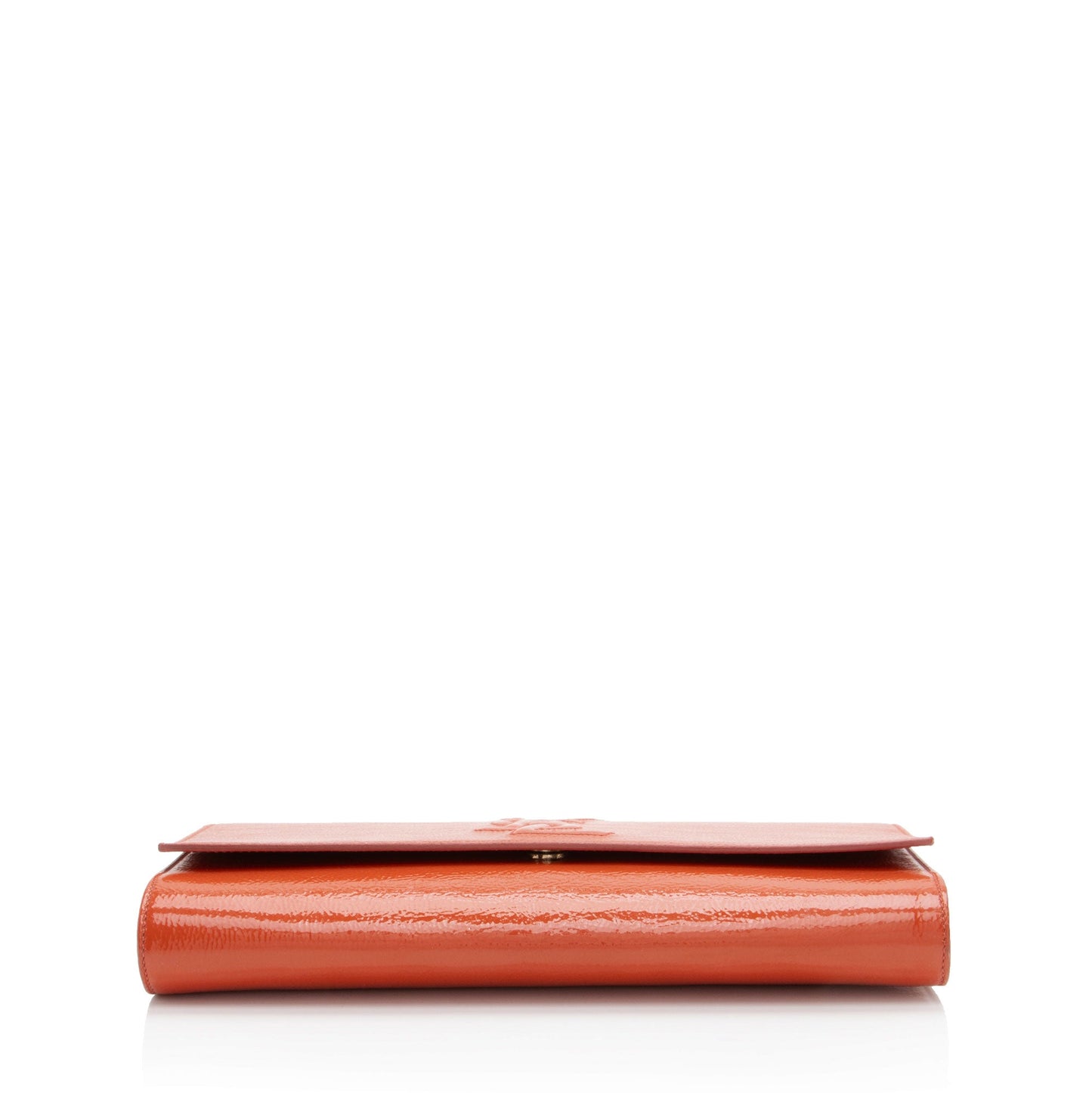 Saint Laurent Patent Leather Monogram Kate Clutch