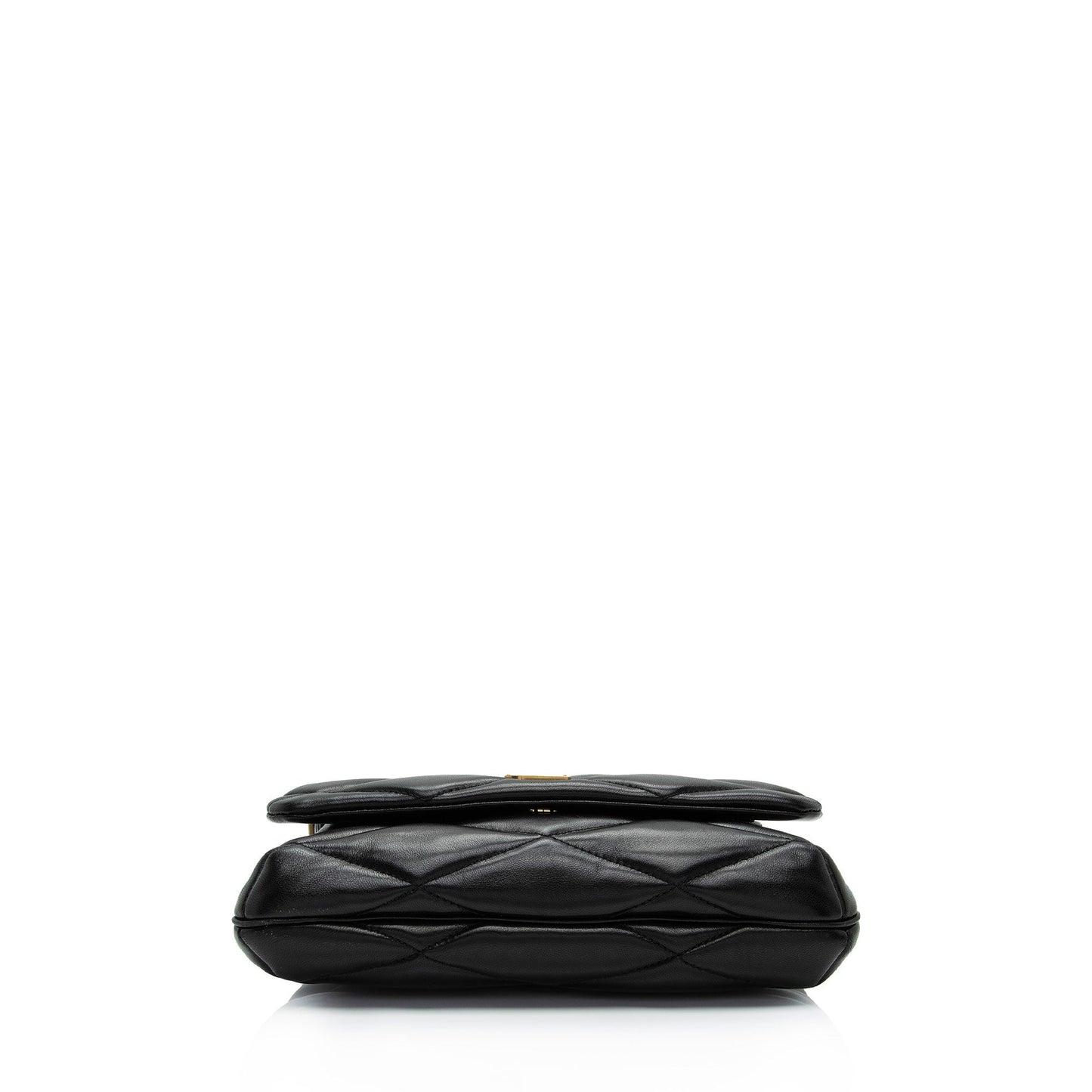 Saint Laurent Quilted Lambskin Monogram Le 57 Hobo (SHF-46zvkL)