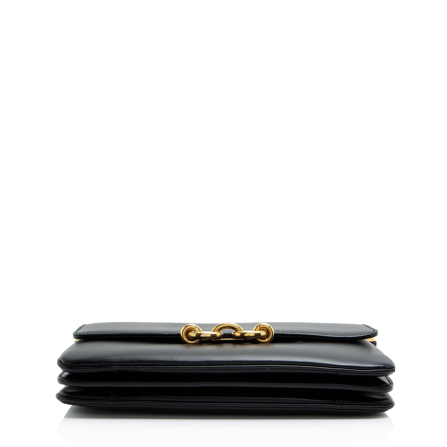 Saint Laurent Smooth Calfskin Le Maillon Shoulder Bag (SHF-kSXSwV)