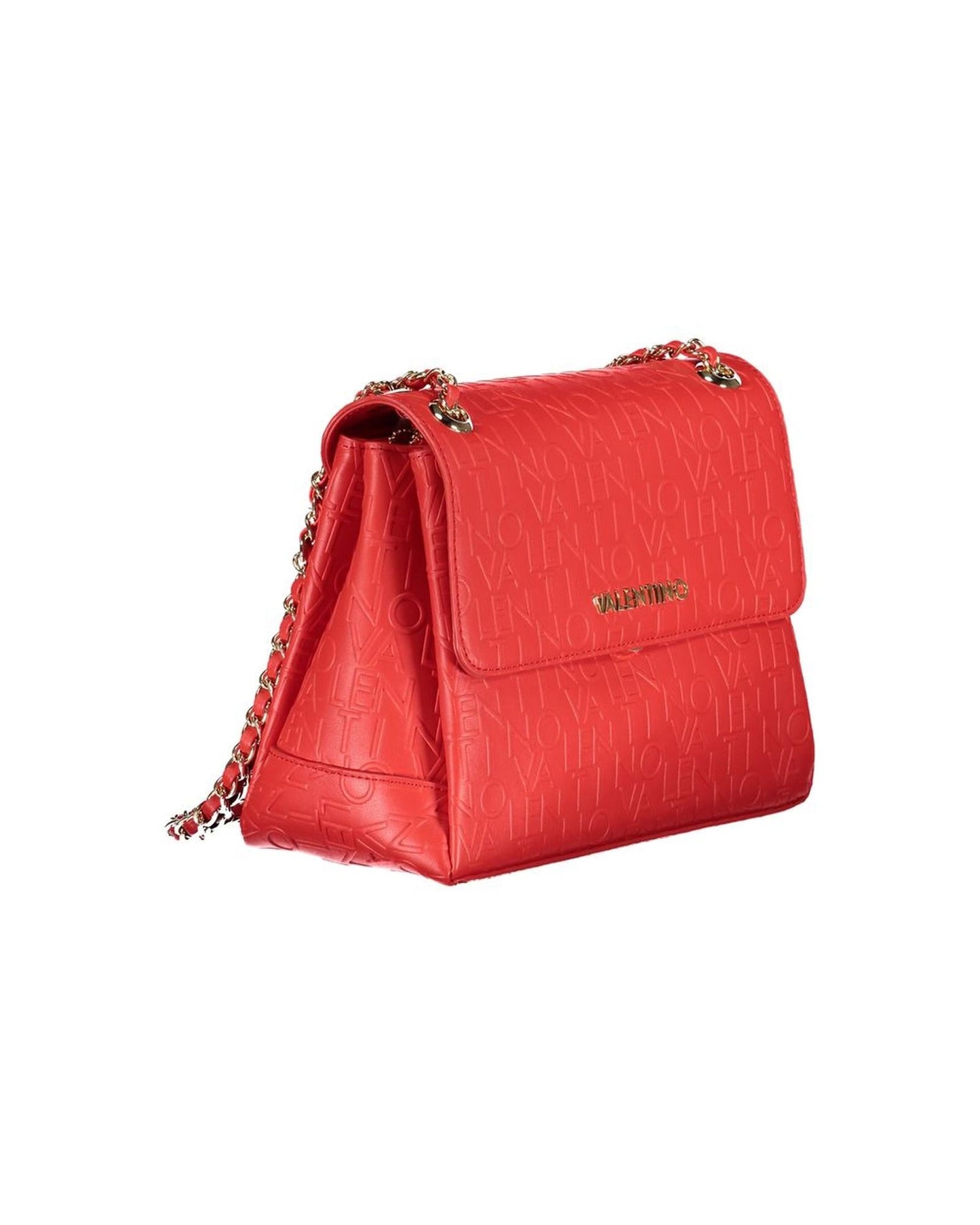 Valentino Bags Rockstud Spike Shoulder Bag Red