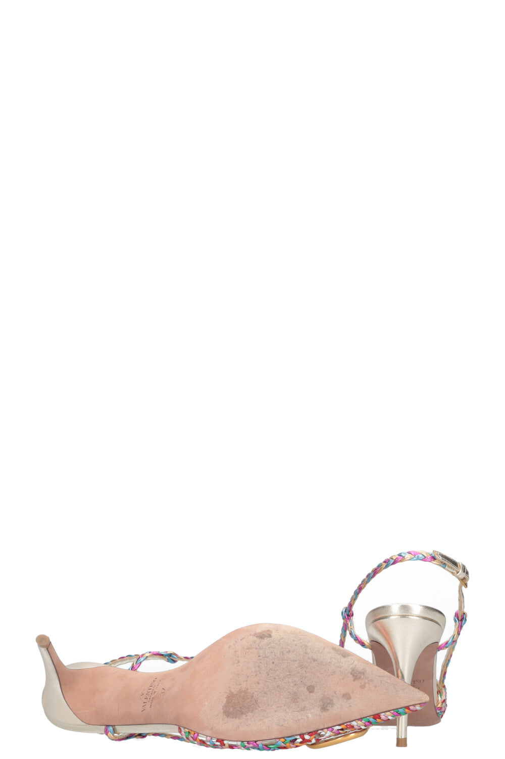 VALENTINO Vlogo Signature Heels Woven