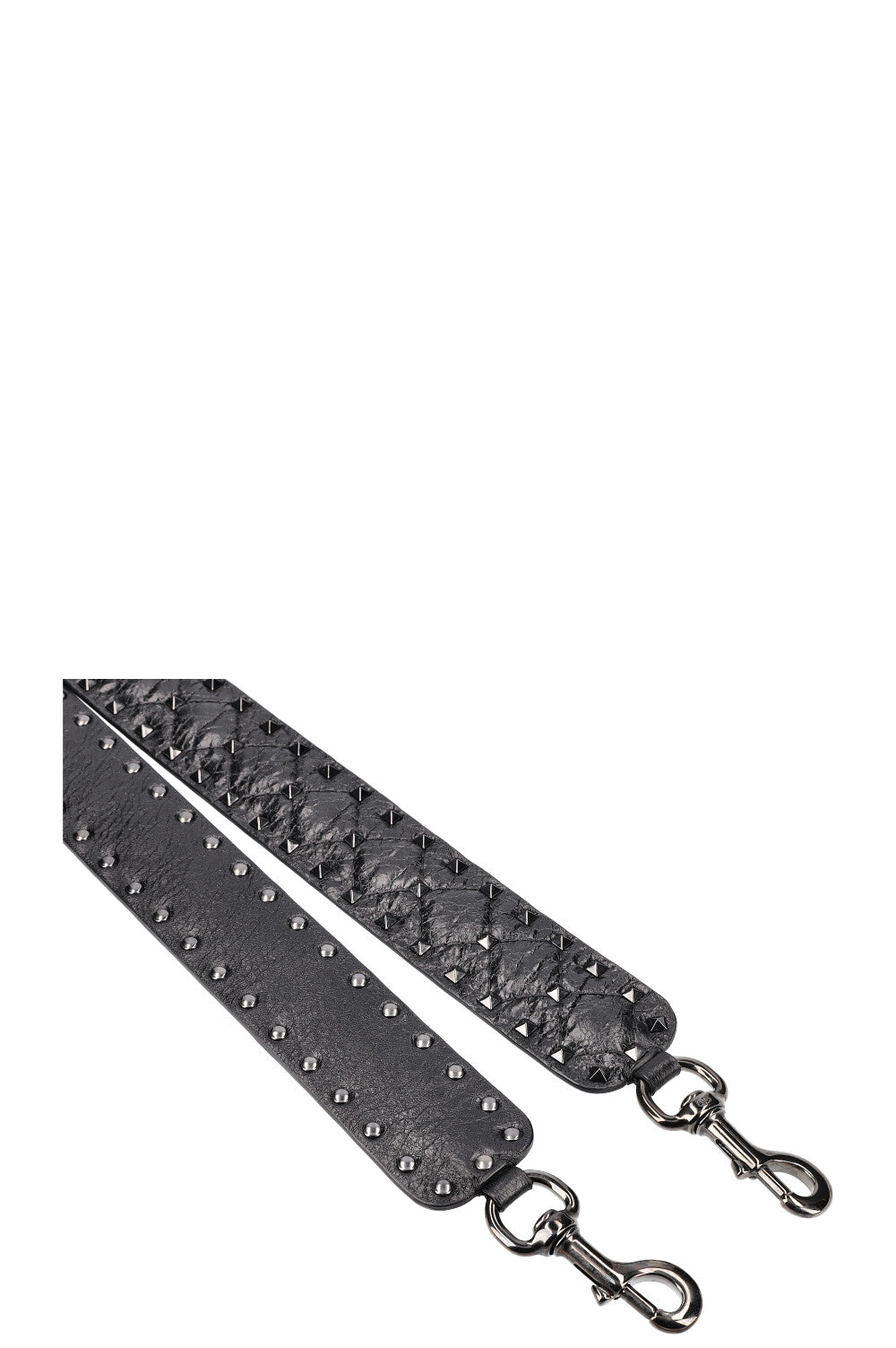 VALENTINO Rockstud Spike Bag Strap Black