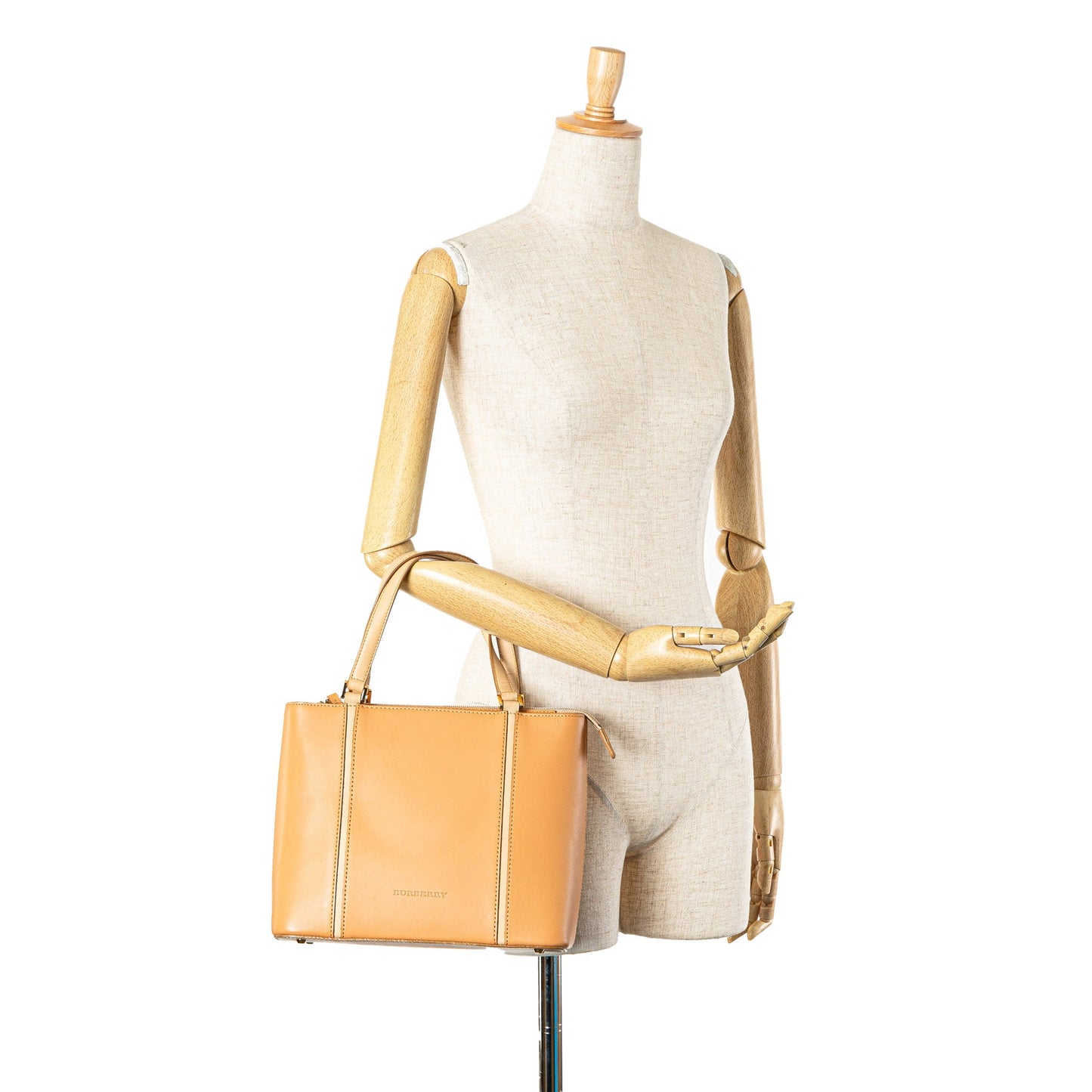 Tan Burberry Leather Handbag