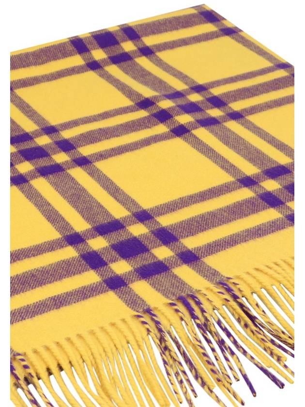 Burberry Check Print Cashmere Scarf 8073497