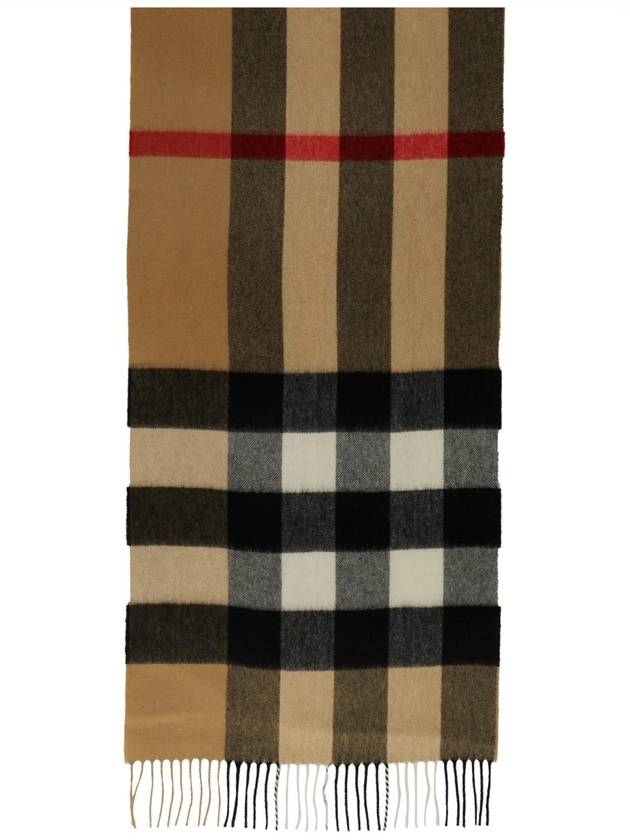 Burberry Classic Check Cashmere Muffler Beige