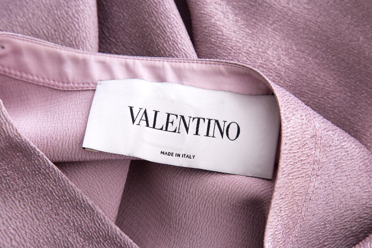 Valentino Mauve Shimmer Dress SZ 4