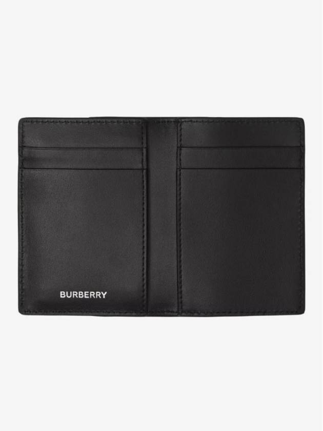 Burberry Vintage Check Pattern Non-Fold Leather Card Wallet Archive Beige